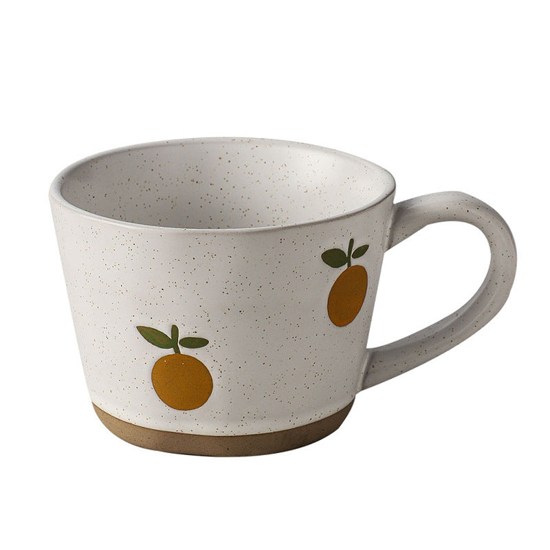 Creative Hand-Painted Ceramic Mug - Large Capacity