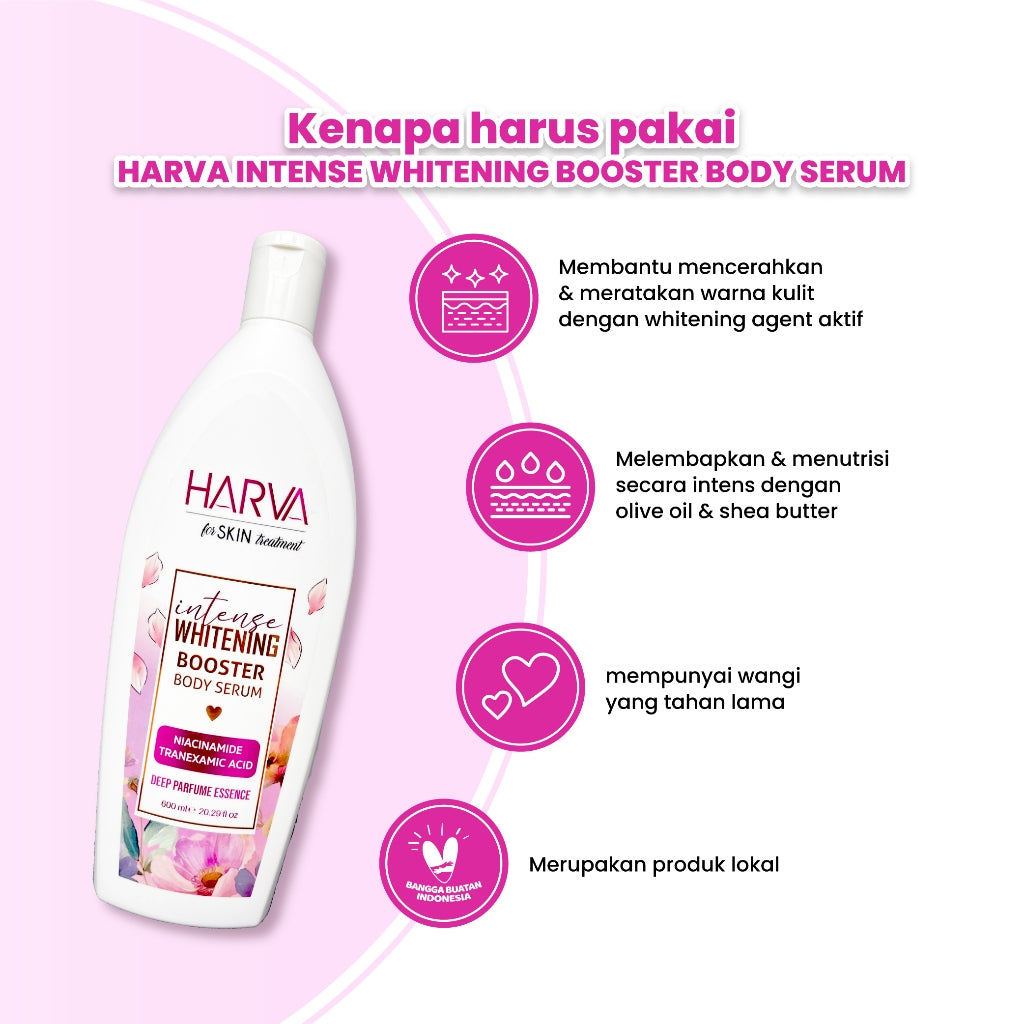 HARVA Intense Whitening & Hydration Booster Body Serum 600ml
