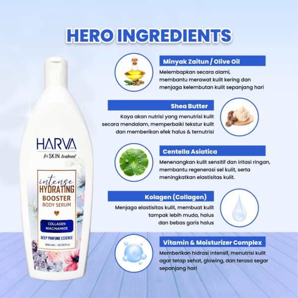 HARVA Intense Whitening & Hydration Booster Body Serum 600ml