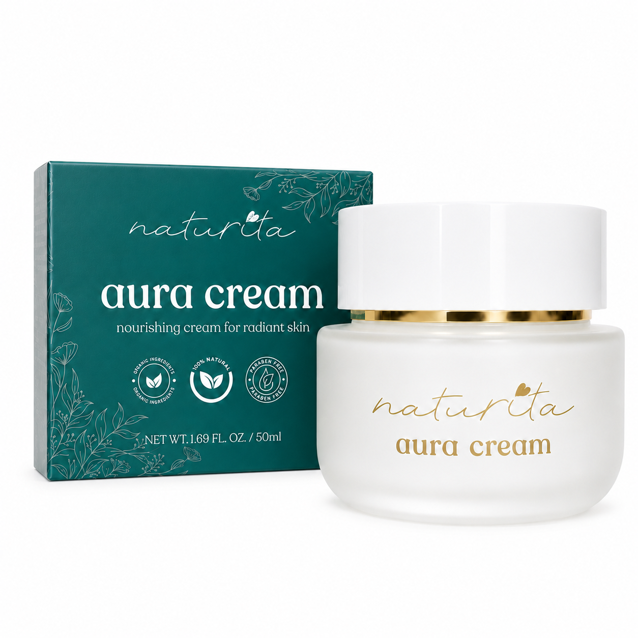 Aura Cream All Natural Face & Body Moisturizer