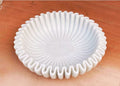 HandCrafted Marble Ruffle Bowl (10 inches)